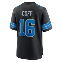 Jared Goff Detroit Lions Football Jersey, Black Game Sportswear Jersey Shirt, Lightweight Breathable Athletic Jersey, Casual Gift for Men