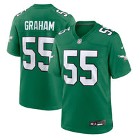 Brandon Graham Philadelphia Eagles Football Jersey, Green Sportswear Jersey Shirt, Lightweight Breathable Athletic Jersey, Casual Gift for Men