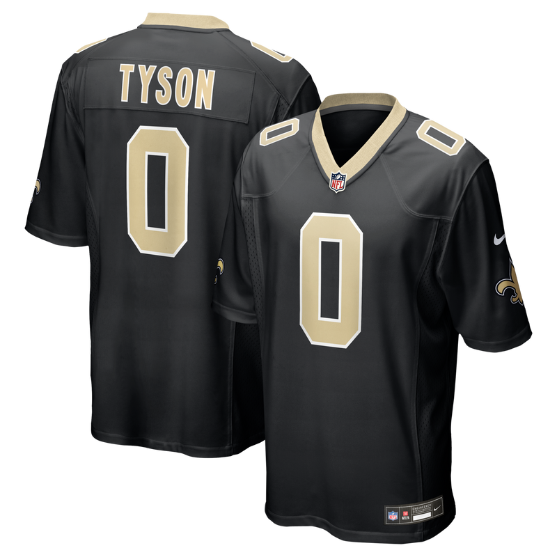 Jordyn Tyson New Orleans Saints Football Jersey, Black Game Sportswear Jersey Shirt, Lightweight Breathable Athletic Jersey, Casual Gift for Men