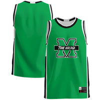 Marshall Thundering Herd Basketball Jersey, Green Lightweight Sportswear Jersey Shirt, Sleeveless Athletic Tank Jersey, Casual Gift for Men
