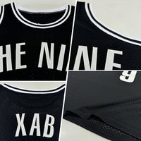 Custom Basketball Jersey, Black White Sportswear Jersey Shirt, Athletic Mesh Moisture Wicking Jersey, Casual Gift for Men, Style Black0265