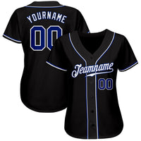 Custom Baseball Jersey, Black Royal Sportswear Jersey Shirt, Athletic Button Down Moisture Wicking Jersey, Casual Gift for Men, Style Black0928