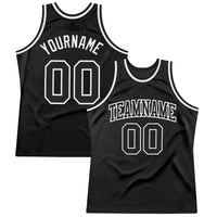 Custom Basketball Jersey, Black White Sportswear Jersey Shirt, Athletic Mesh Moisture Wicking Jersey, Casual Gift for Men, Style Black0979
