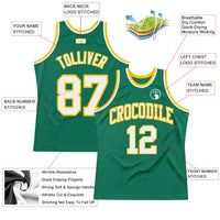 Custom Basketball Jersey, Kelly Green Sportswear Jersey Shirt, Athletic Mesh Moisture Wicking Jersey, Casual Gift for Men, Style KellyGreen0252