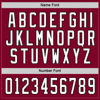 Custom Hockey Jersey, Maroon White Black Sportswear Jersey Shirt, Athletic Long Sleeve V Neck Jersey, Casual Gift for Men, Style Maroon0055