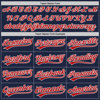Custom Baseball Jersey, Navy Red Sportswear Jersey Shirt, Athletic Button Down Moisture Wicking Jersey, Casual Gift for Men, Style Navy0498