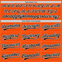 Custom Baseball Jersey, Orange Sportswear Jersey Shirt, Athletic Button Down Moisture Wicking Jersey, Casual Gift for Men, Style Orange0289