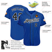 Custom Baseball Jersey, Royal White Sportswear Jersey Shirt, Athletic Button Down Moisture Wicking Jersey, Casual Gift for Men, Style Royal0282