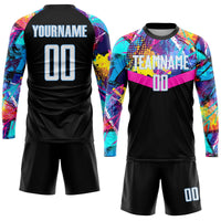 Custom Soccer Jersey, Black White Light Sportswear Jersey Shirt, Athletic Mesh Moisture Wicking Jersey, Casual Gift for Men, Style Soccer0119