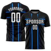 Custom Soccer Jersey, Black White Light Sportswear Jersey Shirt, Athletic Mesh Moisture Wicking Jersey, Casual Gift for Men, Style Soccer0522