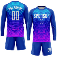 Custom Soccer Jersey, Royal White Light Sportswear Jersey Shirt, Athletic Mesh Moisture Wicking Jersey, Casual Gift for Men, Style Soccer0532