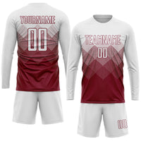 Custom Soccer Jersey, Crimson White Sportswear Jersey Shirt, Athletic Mesh Moisture Wicking Jersey, Casual Gift for Men