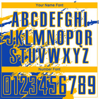 Custom Soccer Jersey, White Blue Gold Sportswear Jersey Shirt, Athletic Mesh Moisture Wicking Jersey, Casual Gift for Men