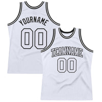 Custom Basketball Jersey, White Black Sportswear Jersey Shirt, Athletic Mesh Moisture Wicking Jersey, Casual Gift for Men, Style White0985