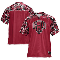 Central Washington Wildcats Football Jersey, Crimson Sportswear Jersey Shirt, Lightweight Breathable Athletic Jersey, Casual Gift for Men