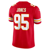 Chris Jones Kansas City Chiefs Football Jersey, Red Limited Sportswear Jersey Shirt, Lightweight Breathable Athletic Jersey, Casual Gift for Men