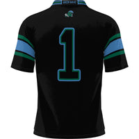 Tulane Green Wave Football Jersey, Black Sportswear Jersey Shirt, Lightweight Breathable Athletic Jersey, Casual Gift for Men, Style 200425300