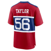Lawrence Taylor New York Giants Football Jersey, Red Game Sportswear Jersey Shirt, Lightweight Breathable Athletic Jersey, Casual Gift for Men