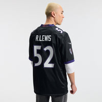 Ray Lewis Baltimore Ravens Football Jersey, Black Game Sportswear Jersey Shirt, Lightweight Breathable Athletic Jersey, Casual Gift for Men