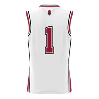 Arkansas Razorbacks Lightweight Basketball Jersey, White Sportswear Jersey Shirt, Sleeveless Athletic Tank Jersey, Casual Gift for Men