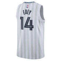 Zach Edey Memphis Grizzlies Basketball Jersey, Gray Swingman Sportswear Jersey Shirt, Sleeveless Athletic Tank Jersey, Casual Gift for Men