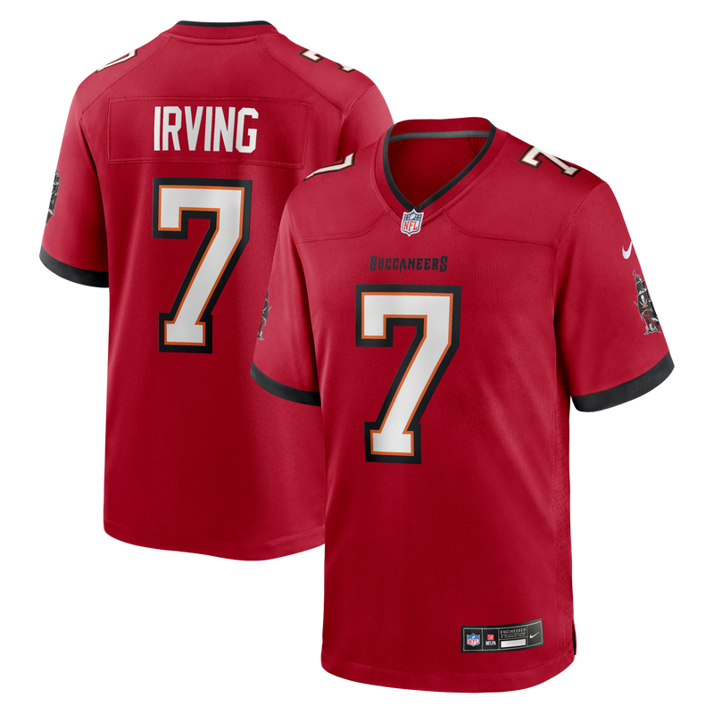 Bucky Irving Tampa Bay Buccaneers Football Jersey, Red Game Sportswear Jersey Shirt, Lightweight Breathable Athletic Jersey, Casual Gift for Men