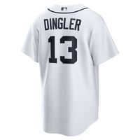 Dillon Dingler Detroit Tigers Baseball Jersey, White Sportswear Jersey Shirt, Lightweight Breathable Athletic Jersey, Casual Gift for Men