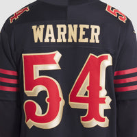 Fred Warner San Francisco 49ers Football Jersey, Black Sportswear Jersey Shirt, Lightweight Breathable Athletic Jersey, Casual Gift for Men