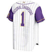 LSU Tigers Baseball Jersey, White Sportswear Jersey Shirt, Lightweight Breathable Athletic Jersey, Casual Gift for Men, Style 203263817