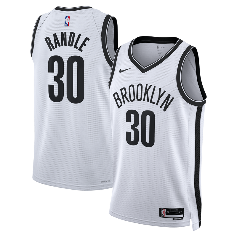 Julius Randle Brooklyn Nets Basketball Jersey, White Swingman Sportswear Jersey Shirt, Sleeveless Athletic Tank Jersey, Casual Gift for Men