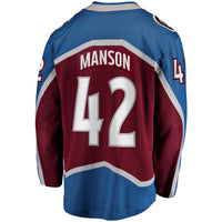 Josh Manson Colorado Avalanche Hockey Jersey, Burgundy Breakaway Sportswear Jersey Shirt, Long Sleeve Hockey Sweater Jersey, Casual Gift for Men