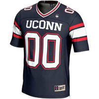 UConn Huskies Football Jersey, Navy Sportswear Jersey Shirt, Lightweight Breathable Athletic Jersey, Casual Gift for Men