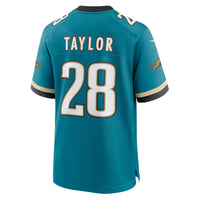 Fred Taylor Jacksonville Jaguars Football Jersey, Teal Game Sportswear Jersey Shirt, Lightweight Breathable Athletic Jersey, Casual Gift for Men