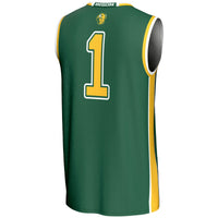 NDSU Bison Basketball Jersey, Green Lightweight Sportswear Jersey Shirt, Sleeveless Athletic Tank Jersey, Casual Gift for Men, Style 201001065