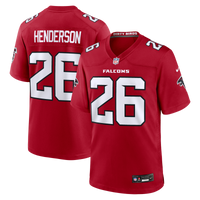 CJ Henderson Atlanta Falcons Football Jersey, Red Game Sportswear Jersey Shirt, Lightweight Breathable Athletic Jersey, Casual Gift for Men