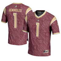 Florida State Seminoles Football Jersey, Fashion Sportswear Jersey Shirt, Lightweight Breathable Athletic Jersey, Casual Gift for Men