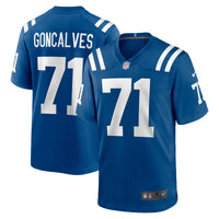 Matt Goncalves Indianapolis Colts Football Jersey, Royal Sportswear Jersey Shirt, Lightweight Breathable Athletic Jersey, Casual Gift for Men
