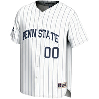 Penn State Nittany Lions Baseball Jersey, White Lightweight Sportswear Jersey Shirt, Lightweight Breathable Athletic Jersey, Casual Gift for Men