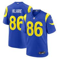Max Klare Los Angeles Rams Football Jersey, Royal Game Sportswear Jersey Shirt, Lightweight Breathable Athletic Jersey, Casual Gift for Men