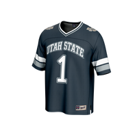 Utah State Aggies Football Jersey, Navy Sportswear Jersey Shirt, Lightweight Breathable Athletic Jersey, Casual Gift for Men, Style 202183805