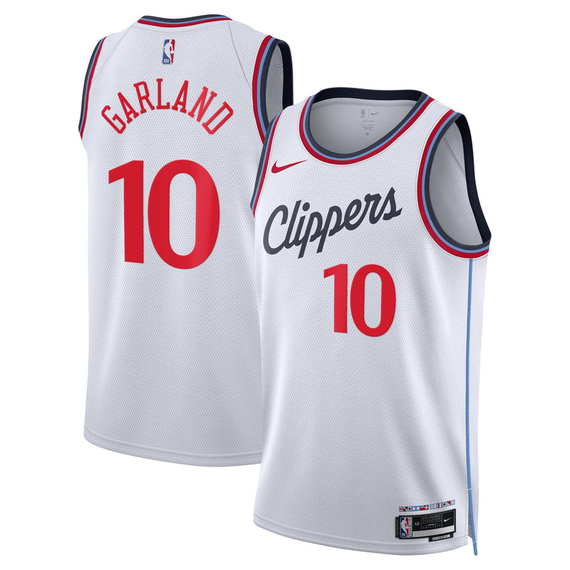 Darius Garland Los Angeles Clippers Basketball Jersey, White Sportswear Jersey Shirt, Sleeveless Athletic Tank Jersey, Casual Gift for Men