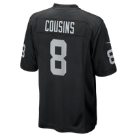 Kirk Cousins Las Vegas Raiders Football Jersey, Black Game Sportswear Jersey Shirt, Lightweight Breathable Athletic Jersey, Casual Gift for Men