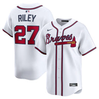 Austin Riley Atlanta Braves Baseball Jersey, White Limited Sportswear Jersey Shirt, Lightweight Breathable Athletic Jersey, Casual Gift for Men