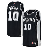 Jeremy Sochan- San Antonio Spurs Basketball Jersey, Basketball Sportswear Jersey Shirt, Sleeveless Athletic Tank Jersey, Casual Gift for Men