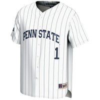 Penn State Nittany Lions Baseball Jersey, White Fashion Sportswear Jersey Shirt, Lightweight Breathable Athletic Jersey, Casual Gift for Men