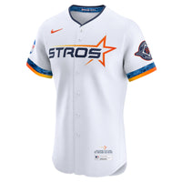 Houston Astros Baseball Jersey, White Elite Sportswear Jersey Shirt, Lightweight Breathable Athletic Jersey, Casual Gift for Men