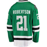 Jason Robertson Dallas Stars Hockey Jersey, Kelly Green Replica Sportswear Jersey Shirt, Long Sleeve Hockey Sweater Jersey, Casual Gift for Men