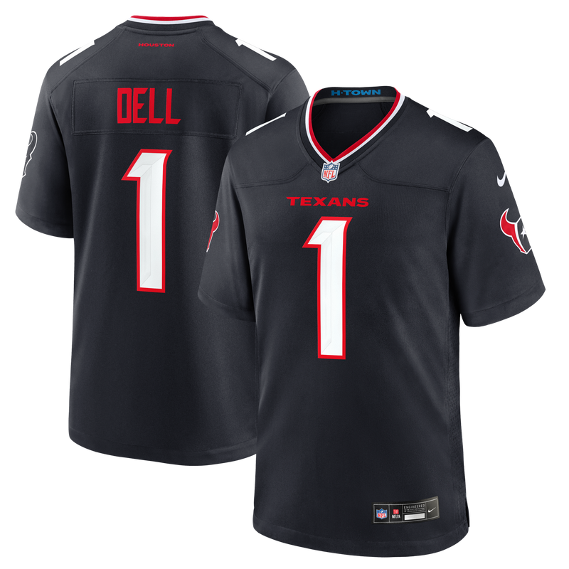 Tank Dell Houston Texans Football Jersey, Sportswear Jersey Shirt, Lightweight Breathable Athletic Jersey, Casual Gift for Men, Style 204686161