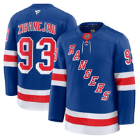 Mika Zibanejad New York Rangers Hockey Jersey, Blue Premium Home Sportswear Jersey Shirt, Long Sleeve Hockey Sweater Jersey, Casual Gift for Men