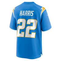 Najee Harris Los Angeles Chargers Football Jersey, Powder Sportswear Jersey Shirt, Lightweight Breathable Athletic Jersey, Casual Gift for Men